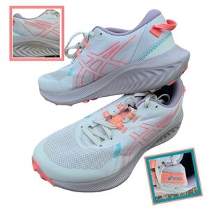 ASICS GEL-EXCITE Trail 2 Lake Blue and Guava Athletic Off Road Running Shoes